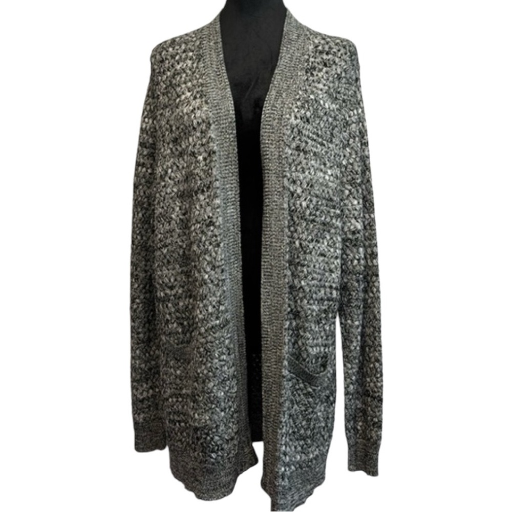 NWT Hastings & Smith Black/White Knit Cardigan in‎ Sizes 1X & 2X